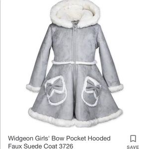 American Widgeon Hooded Faux Suede Coat
